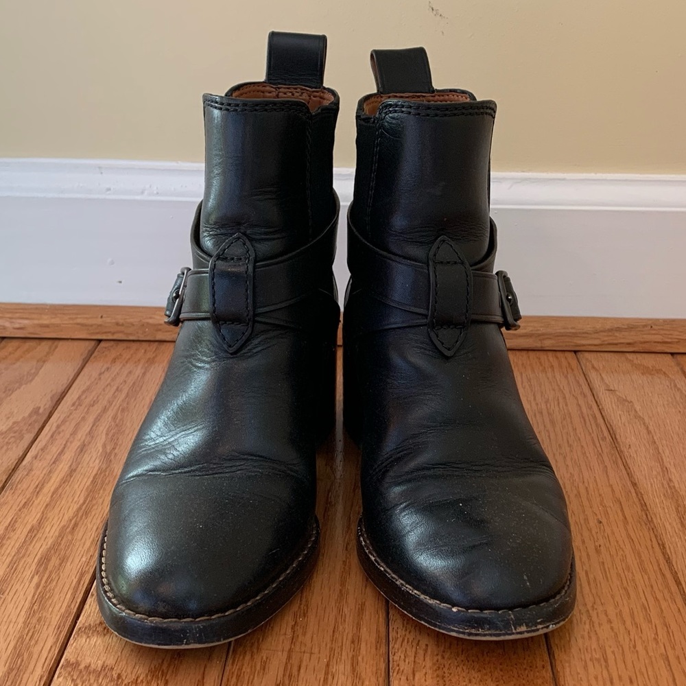 Coach black boots